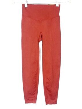 NWT VS PINK high waisted seamless 7/8 legging tight rust performance size XS NEW
